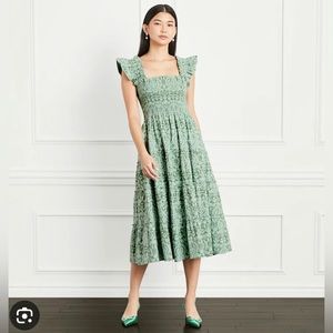 Green Jacquard Ellie Nap Dress